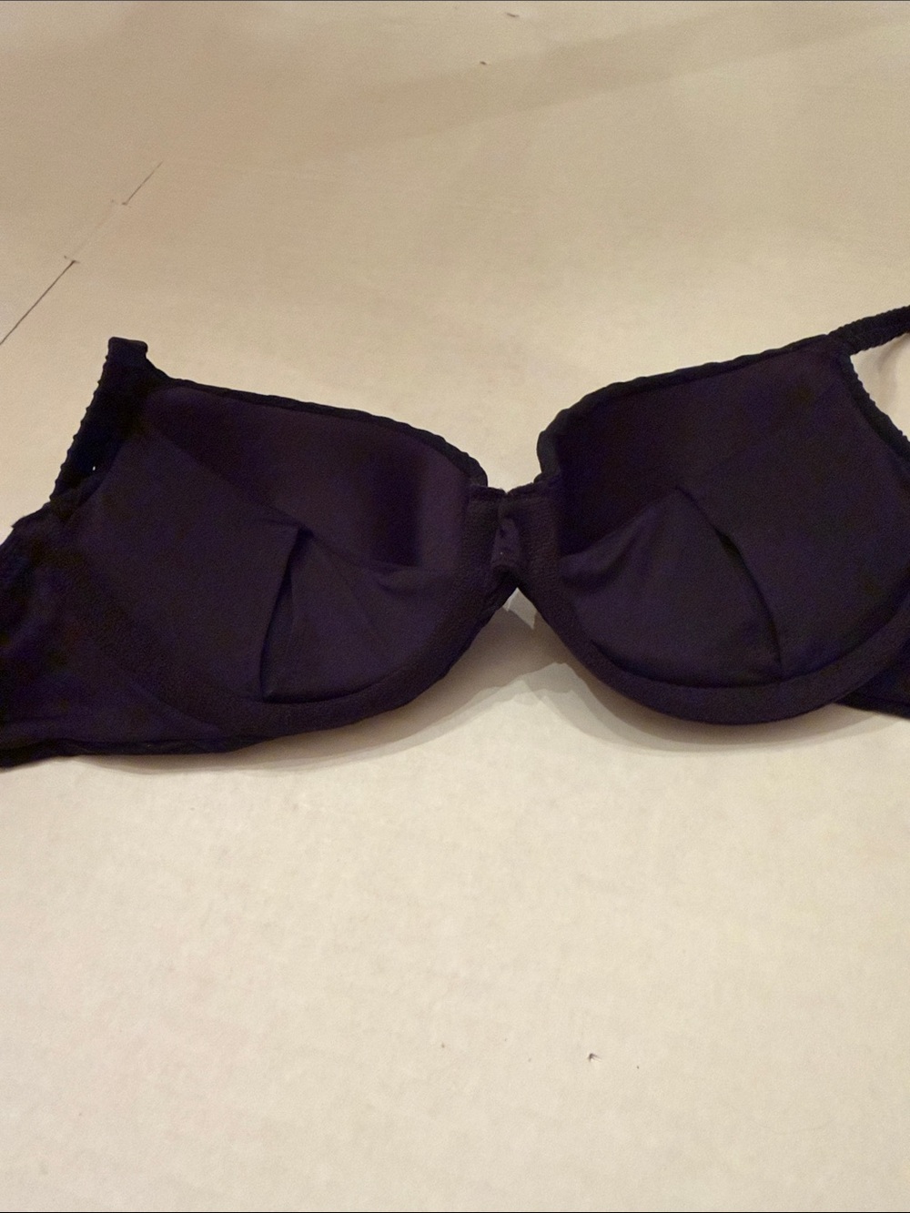 NWT Victoria's Secret Black Bikini Top - Underwire Swim size 34B